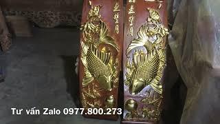 Ý Nghĩa Tranh Lý Ngư Vọng Nguyệt | Đồ Gỗ Minh Long