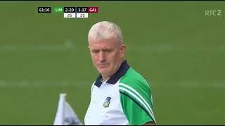 Barry Nash Left Injured After Being Jabbed With The Hurl By Brian Concannon - Limerick v Galway