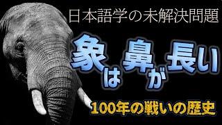 「象は鼻が長い」の謎-日本語学者が100年戦う一大ミステリー #10