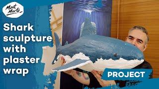 How to sculpt a shark with plaster wrap