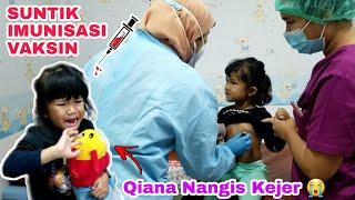 QIANA NANGIS KEJER  MAU DISUNTIK VAKSIN HEPATITIS ANAK  | QIFA AGUNG