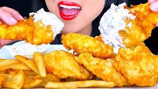 ASMR FRIED FISH AND CHIPS MUKBANG | EATING SOUNDS | EATING SHOW | ASMR Phan
