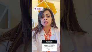 Kurious Minds | Dr Karishma Responds  How long does filler lasts #selfimprovement #filler #bengaluru