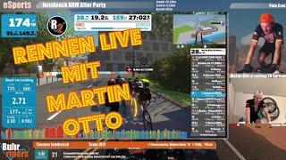 Zwift Race mit Martin Otto e-cycling TV Germany