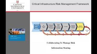 Critical Infrastructure 101 presented by Dr. Ron Martin