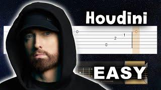 Eminem - Houdini - EASY Guitar tutorial (TAB)