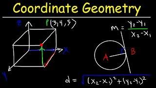 Coordinate Geometry, Basic Introduction, Practice Problems