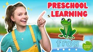 Toddler Learning - Frogs for Kids | Learn to Read | Letters + Phonics - Preschool Learning Video