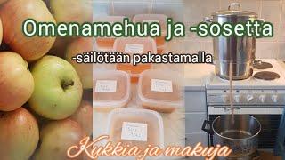 Omenamehua ja -sosetta mehumaijalla!