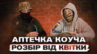 Стандартне наповнення індивідуальної аптечки бійця. Штурмовий наплічник медика.