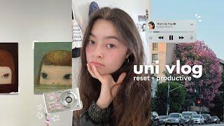 UNI RESET VLOG UCLA vs. USC game, korean skincare routine, room makeover, friendsgiving, girls trip