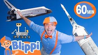 Blippi Learns About Space Vehicles - Blippi | Educational Videos for Kids