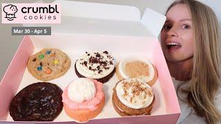 NEW CRUMBL Flavors this week Carrot Cake, Strawberry Butter Cake, Brownie Batter Cookie, New York