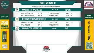 Beechworth Wanderers CC v Wangaratta Magpies CC