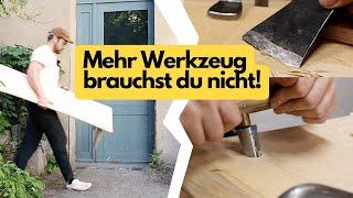 Hobeln mit der Axt - Zwei Werkzeuge für den Bau einer Sitzbank aus Massivholz