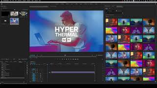 Premium Overlays Hyper Thermal Tutorial (After Effects - Premiere Pro MOGRTs)