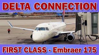 Delta Connection First Class - Embraer 175 from Las Vegas to Los Angeles