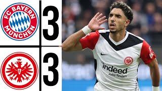 Frankfurt vs Bayern München (3-3) Highlights | bundesliga 2024 | omar marmoush 2 Goal & assist