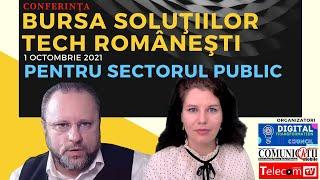 LIVE - CONFERINŢA "BURSA SOLUŢIILOR TECH PENTRU TRANSFORMAREA DIGITALĂ A SECTORULUI PUBLIC"