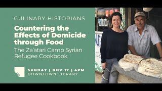 Culinary Historians | Countering the Effects of Domicide through Food | November 17, 4pm