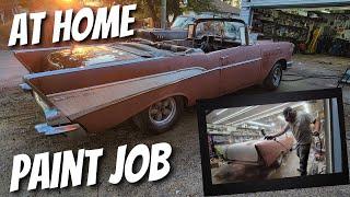 Cheap Primer And Full Assembly Of My FAKE 1957 Chevy Ragtop