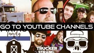 My Go To YouTube Channels While In The Truck !!!!!!!