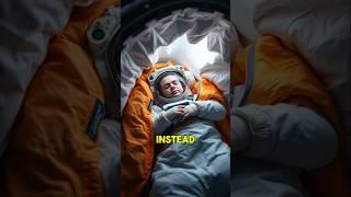 How Astronauts Sleep in Space #facts #shorts