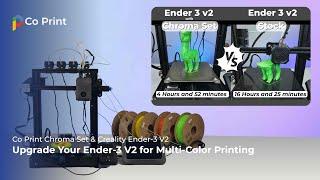 Co Print Chroma Set & Creality Ender-3 V2 | Upgrade Your Ender-3 V2 for Multi-Color Printing