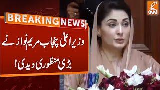 CM Punjab Maryam Nawaz Big Approval | Breaking News | GNN