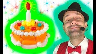 Торт из шариков шдм   balloon cake  气球蛋糕