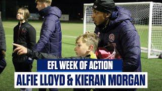 EFL Week of Action 2024 | Lloyd & Morgan Join Soccer Schools