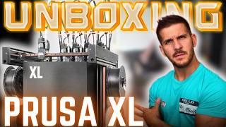 Prusa XL Unboxing & First Print! This is a BEAST!