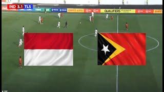 LIVE SCORE - INDONESIA U20 VS TIMUR LESTE U20 | PIALA AFC U20