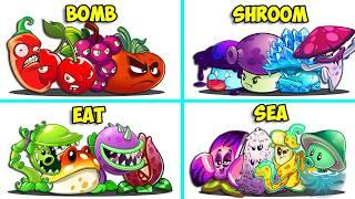 Random 20 Team OLD & New Plants Battlez - Who Will WIn? - Pvz 2 Team Plant Vs Team Plant