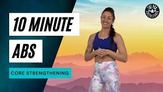 10 MIN AB/CORE WORKOUT - Home Workout - No Equipment | The Pro Cheerleader