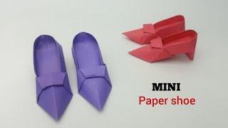 DIY MINI PAPER SHOES /Origami Shoes /   Paper Crafts For School / Paper Craft