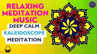 Deep Calm Meditation Music with Beautiful Kaleidoscope Patterns