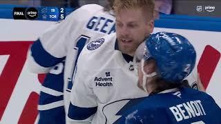 SCRUM AS THE GAME ENDS vs Lightning (w/Joe Bowen)