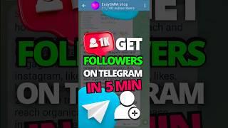 How to Increase Telegram Subscribers in 5 Min