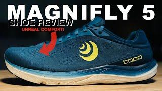 SO IMPRESSIVE! TOPO MAGNIFLY 5 Shoe Review - STABLE - SUPER COMFORTABLE! Zero Drop Daily Trainer