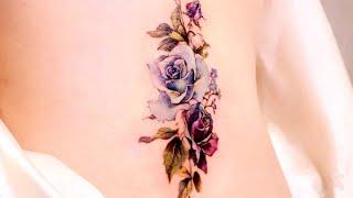 Color change      #꽃타투#동양화타투#컬러타투#동양화#그림#painting#flowertattoo#꽃꽂이#타투브이로그#shortsvideo#tattoovlog