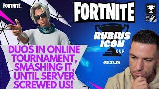 was smashing a fortnite tournament until.....server issues!!