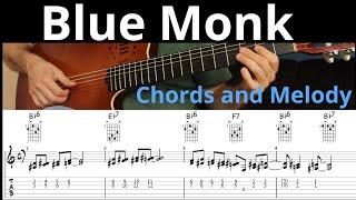 Blue Monk | Chords & Melody | Guitar Tab