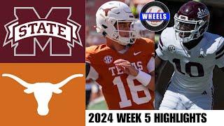 #1 Texas vs Mississippi State | Full Game Highlights | 2024 College Football Highlights