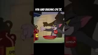 AMD vs Intel CPU   Tom and Jerry  #windows #tech #comedy #chatgpt #ai #pc #pcbuild