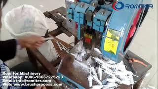 Automatic Twisted Wire Bottle Clean Brush Cutting Machine