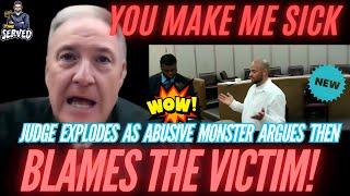 Judge's Explosive Rant At Monster For Victim Blaming! | ALL NEW