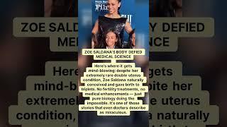  ZOE SALDANA’S BODY DEFIED MEDICAL SCIENCE #shorts #viralshorts #celebritynews #ZoeSaldana