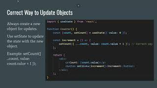 Updating Objects in React State