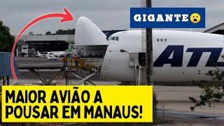 POUSO e DECOLAGEM do Boeing 747-8F em Manaus! [HD]